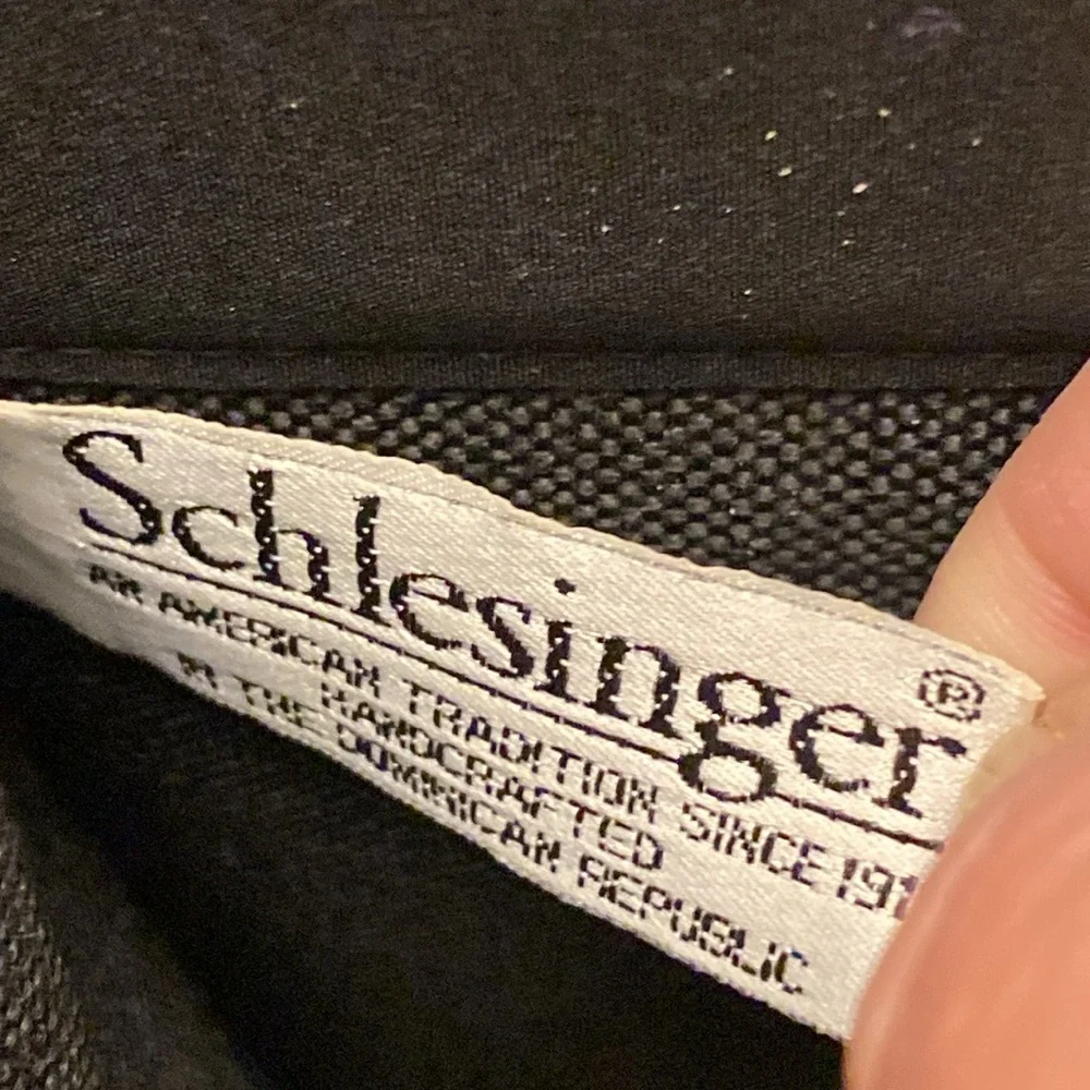 Schlesinger Elegant Black Leather Men's Bag